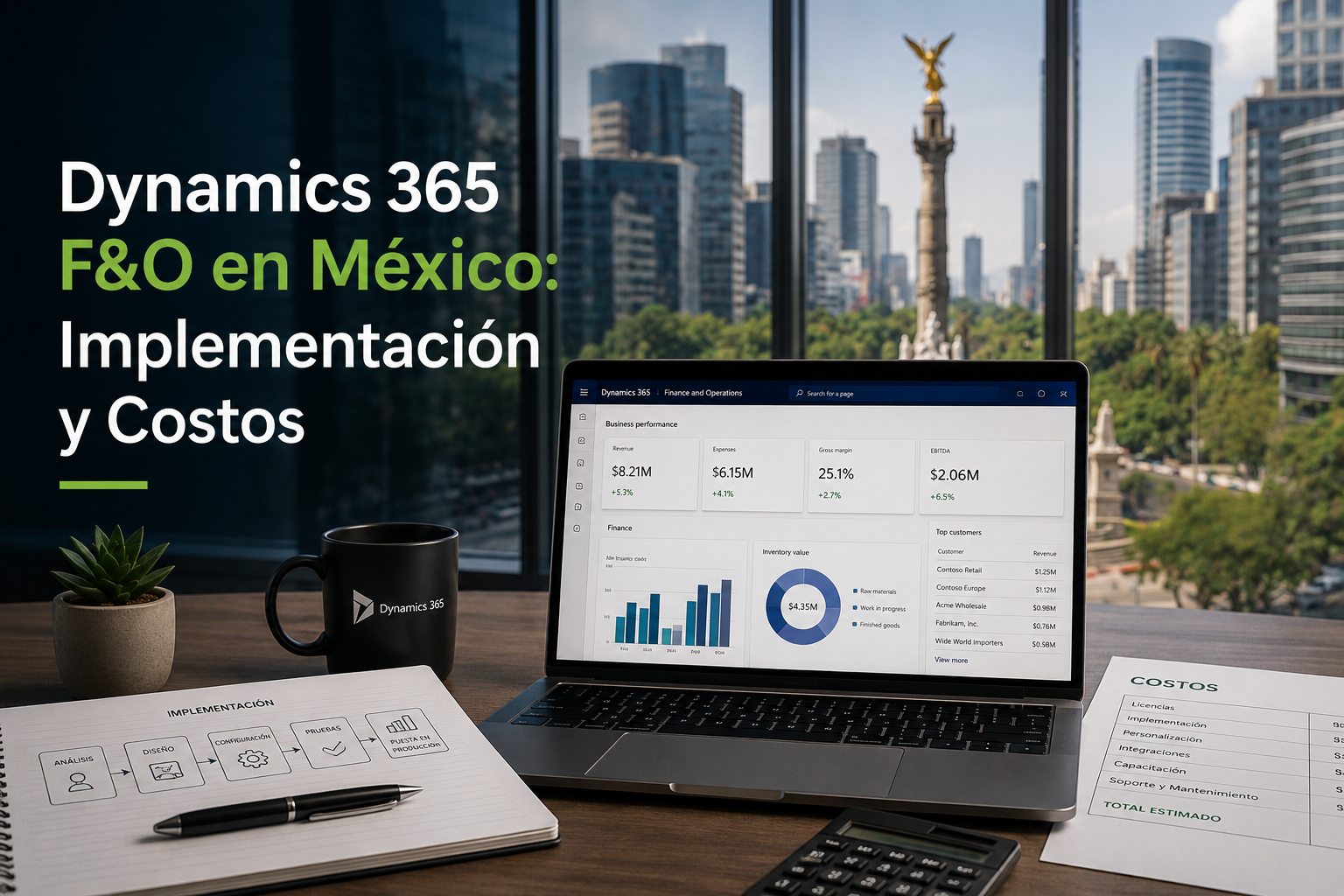 Dynamics 365 Finance and Operations configurado para el cumplimiento fiscal en México