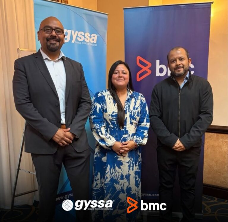 Equipo de GYSSA y BMC Software en el evento Los nuevos pilares de la banca moderna